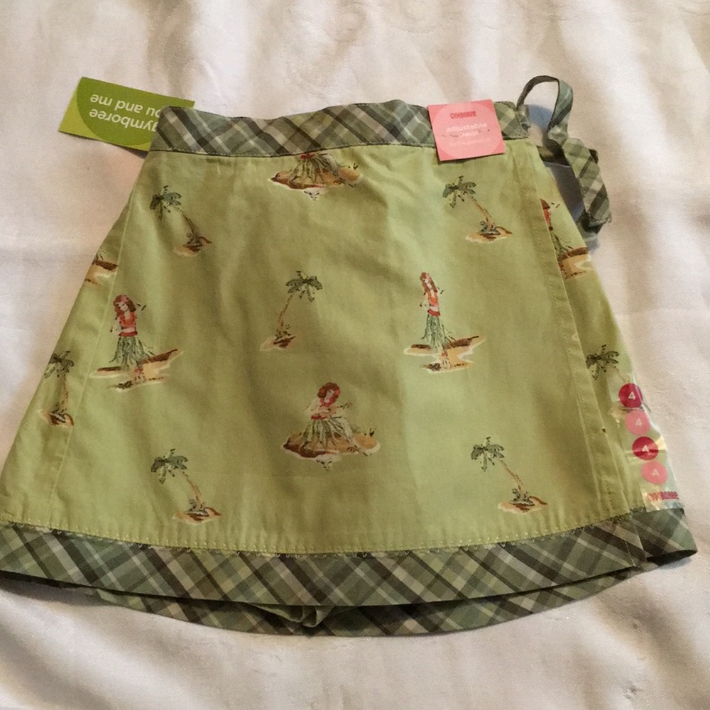 NWTs Vintage Gymboree Hawaiian Holiday skort Sz 4